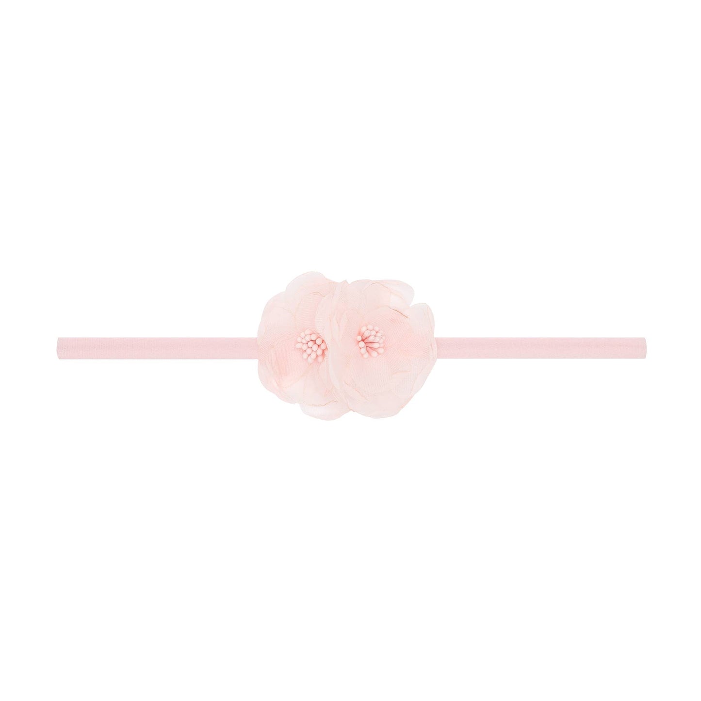 Baby Bling® Flower Skinny soft nylon headband