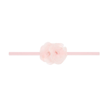 Baby Bling® Flower Skinny soft nylon headband