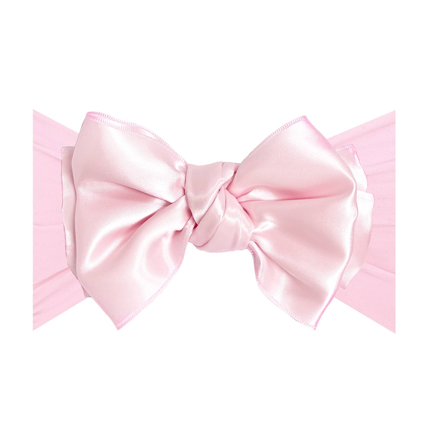 Baby Bling® Satin FAB® soft nylon headband with satin bow