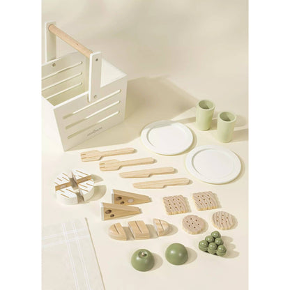 Wooden Picnic Playset and Accessories