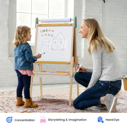 Tiny Land® 3-in-1 Art Easel for Kids