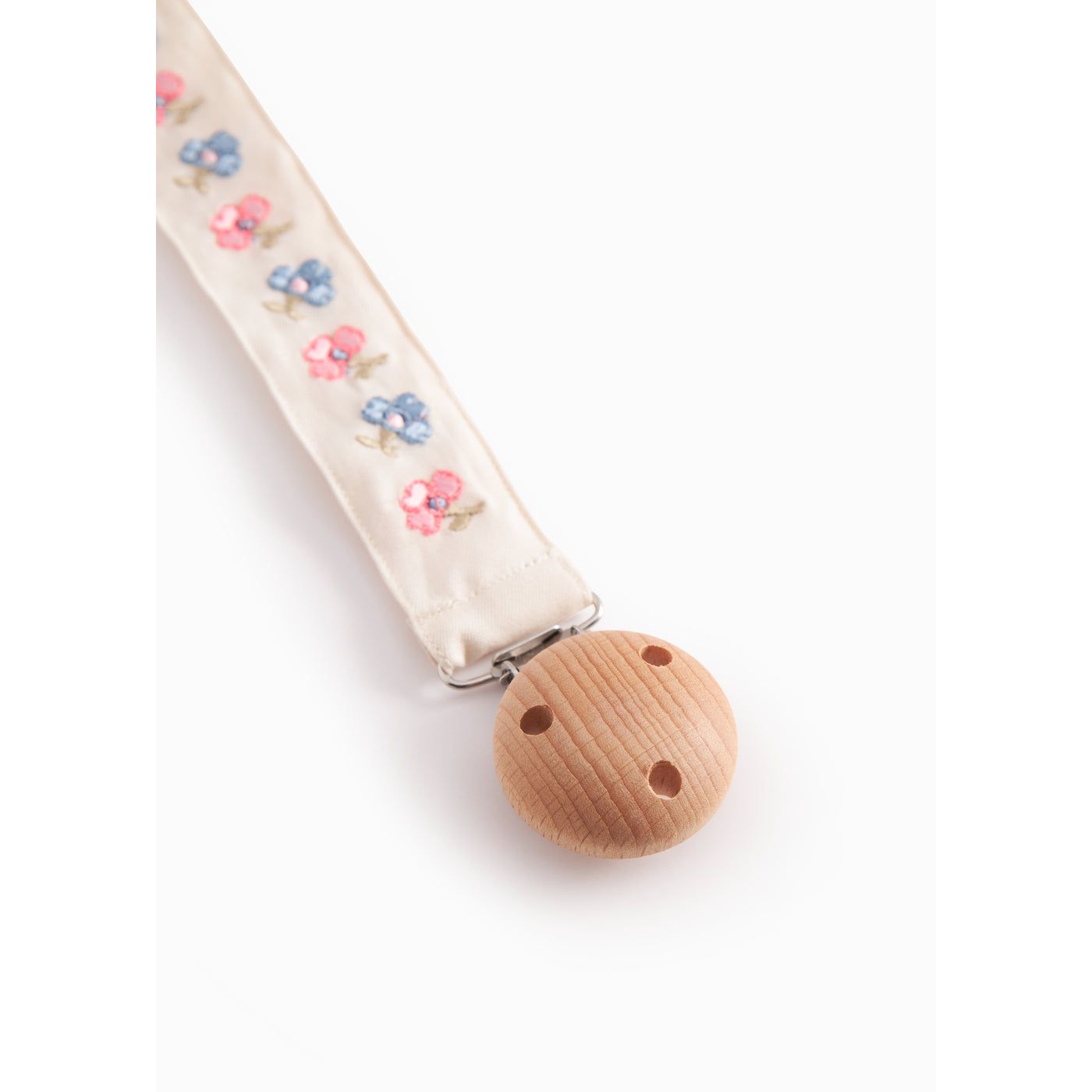 Alo Embroidery - Pacifier Cord, Mini Flower Emb