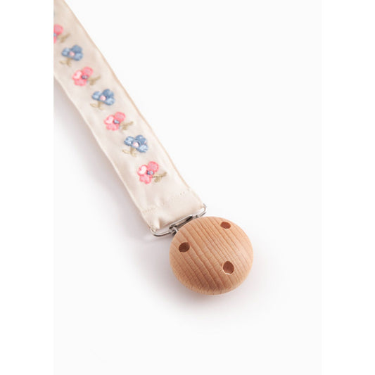 Alo Embroidery - Pacifier Cord, Mini Flower Emb
