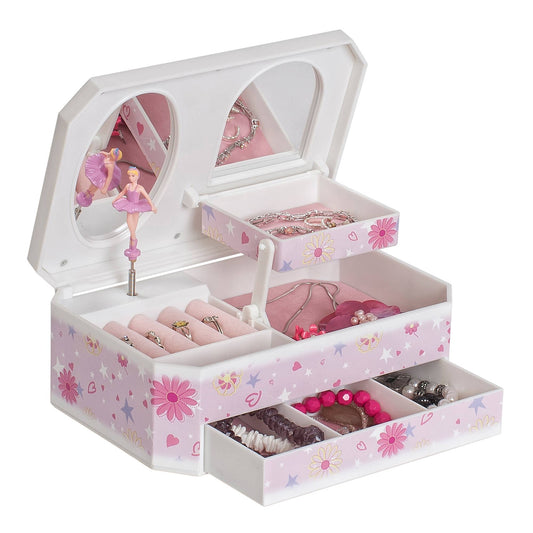 Mele and Co Hayley Girls Musical Ballerina Jewelry Box