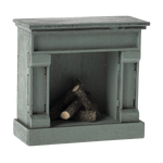 Fireplace, Mouse - Blue