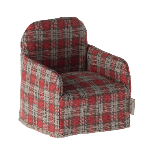 Chair, Mouse - Red checker