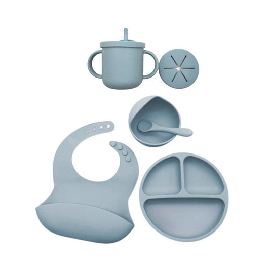 Hey Peacock Baby and Toddler Feeding Sets