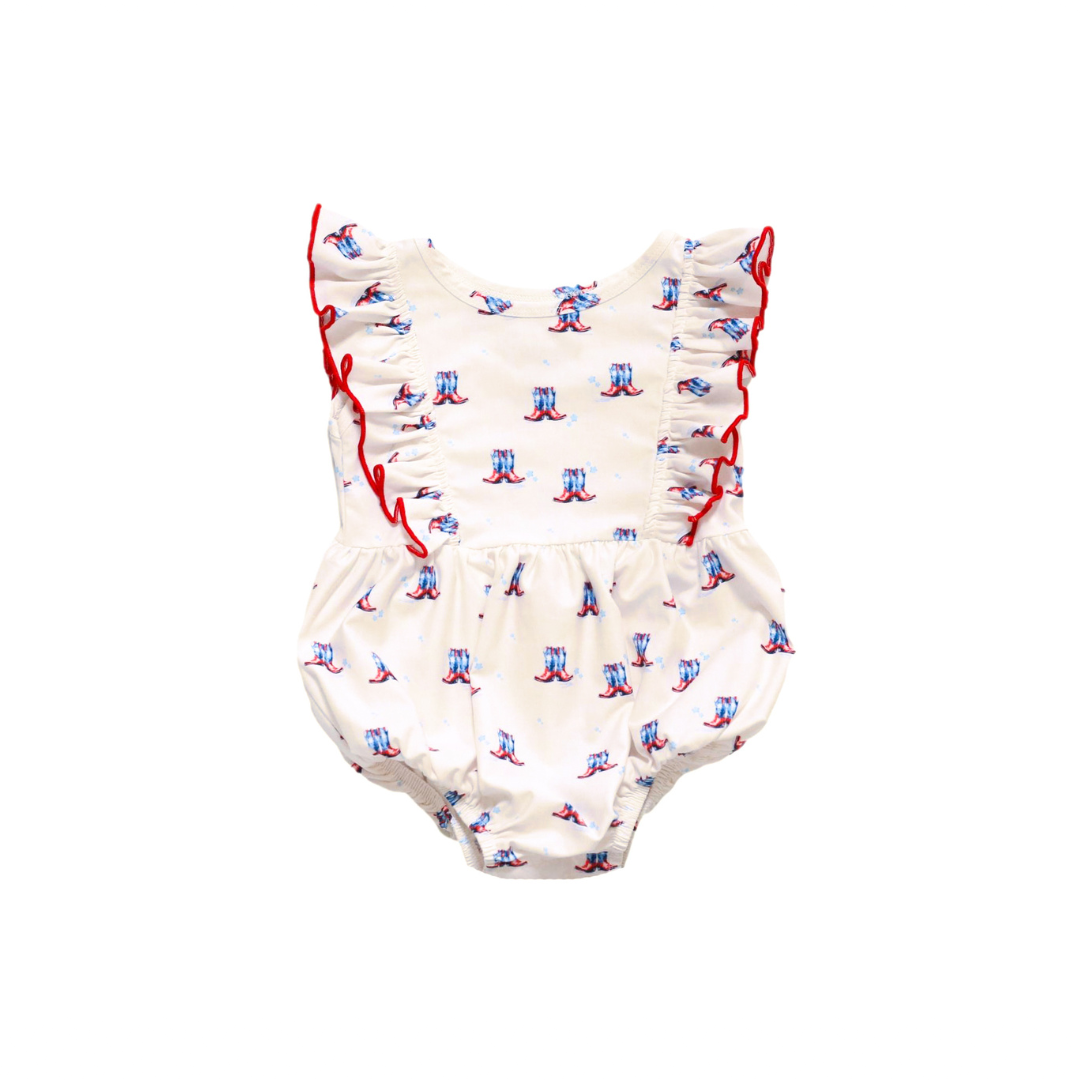 Playsuit Bubble- Bold Stripes