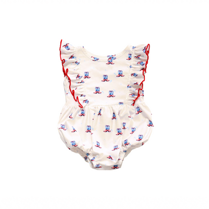 Playsuit Bubble- Bold Stripes