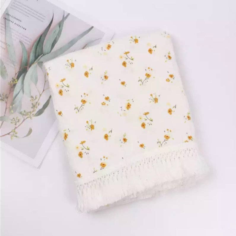 Annie & Charles® patterned muslin blanket