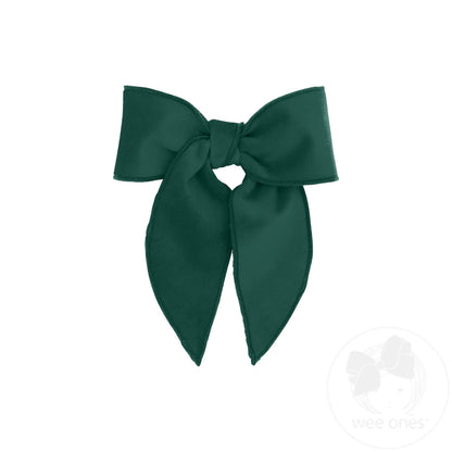MED VELVET FABRIC BOW