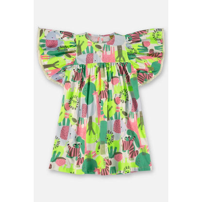 Happy Safari Dress in Half Knit