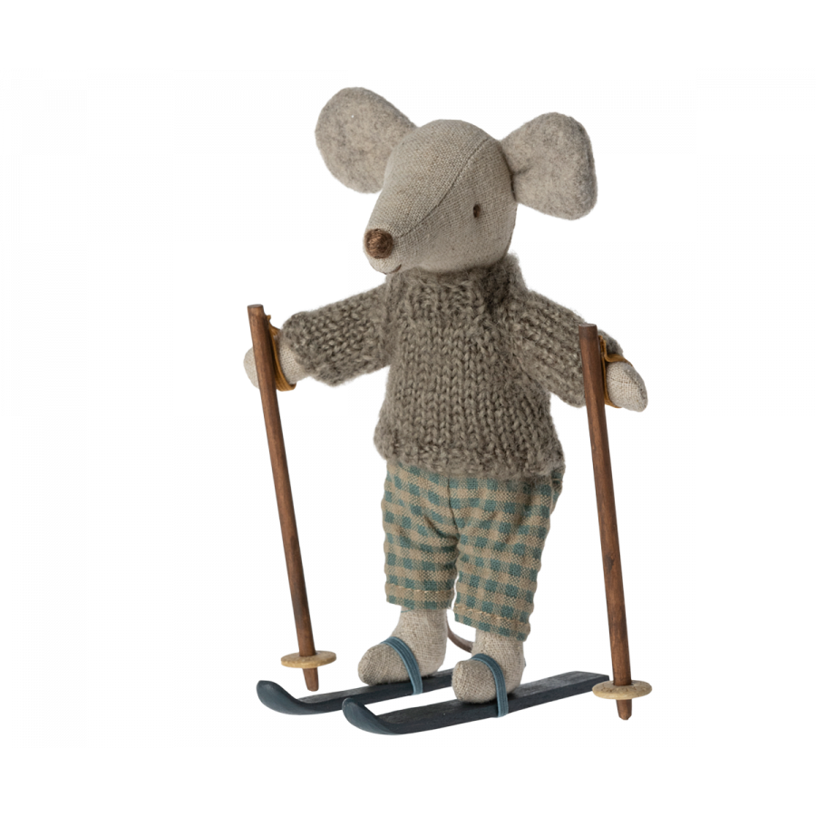 Winter Mouse W/Ski Set, Big Brother