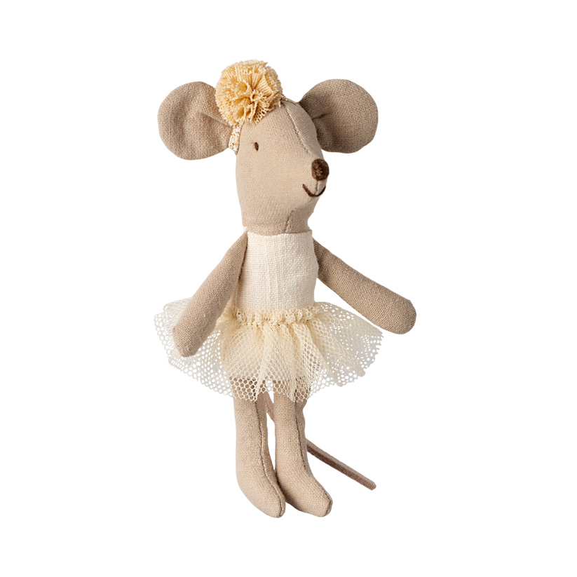 Ballerina mouse, Little sister - Off white