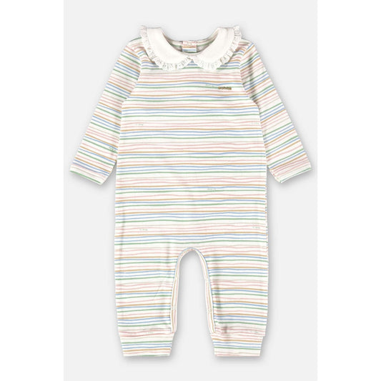 Infant Girls Pastel Stripe Longall