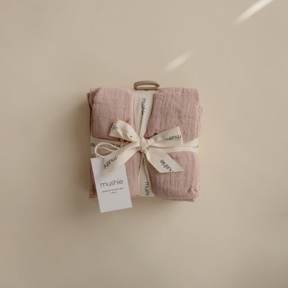 Organic Cotton Muslin Cloths 3-Pack