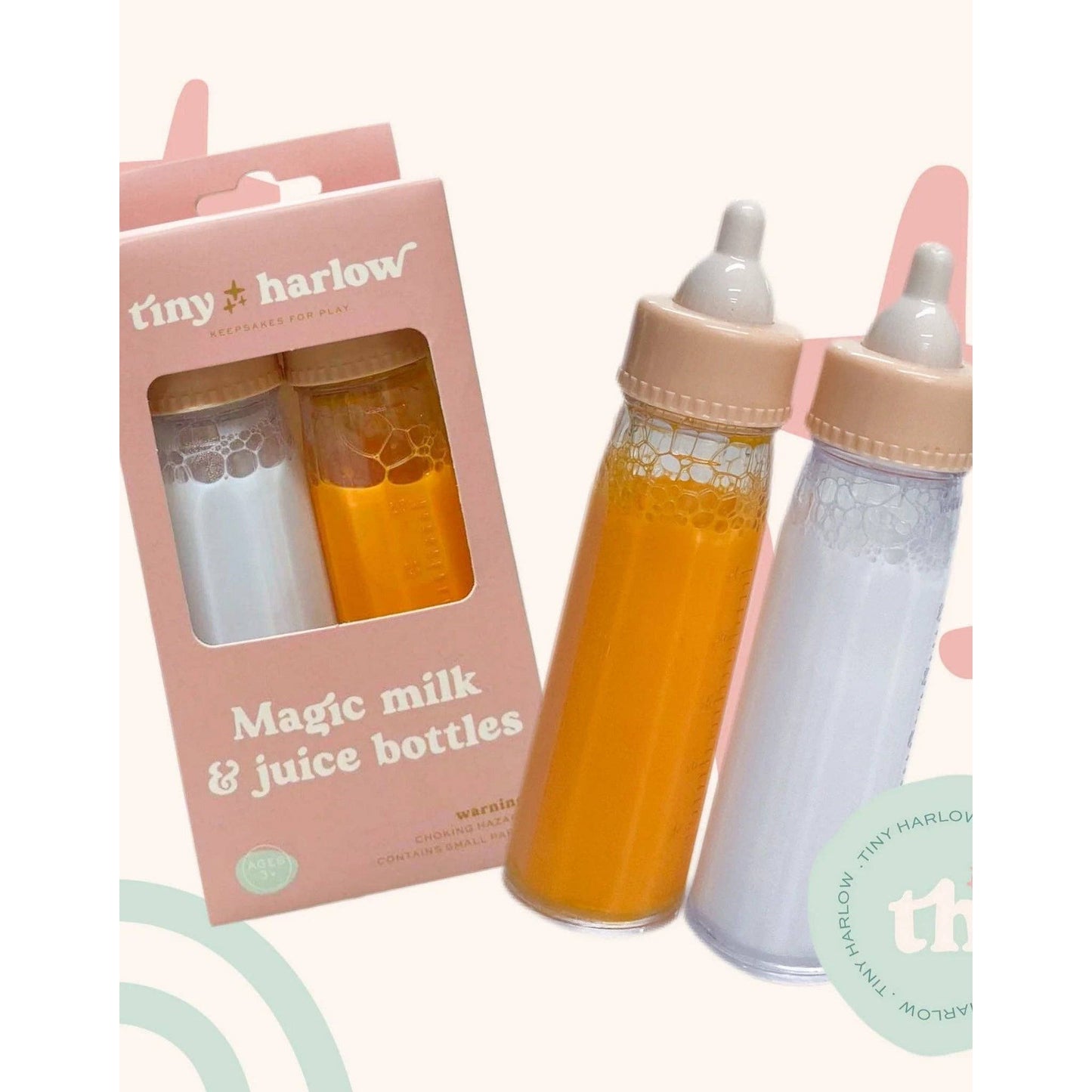 Bottled milk and juice set - Tiny Harlow