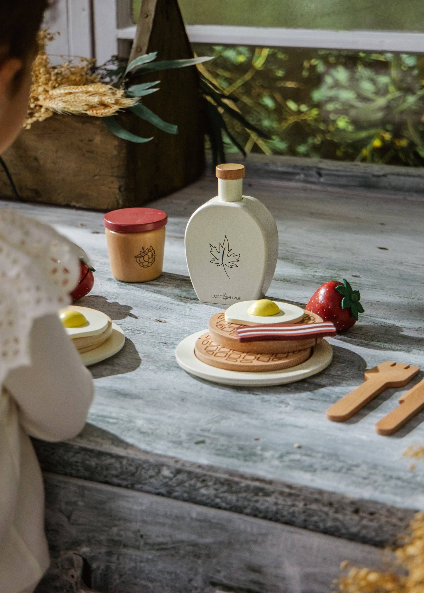 Wooden Brunch Playset