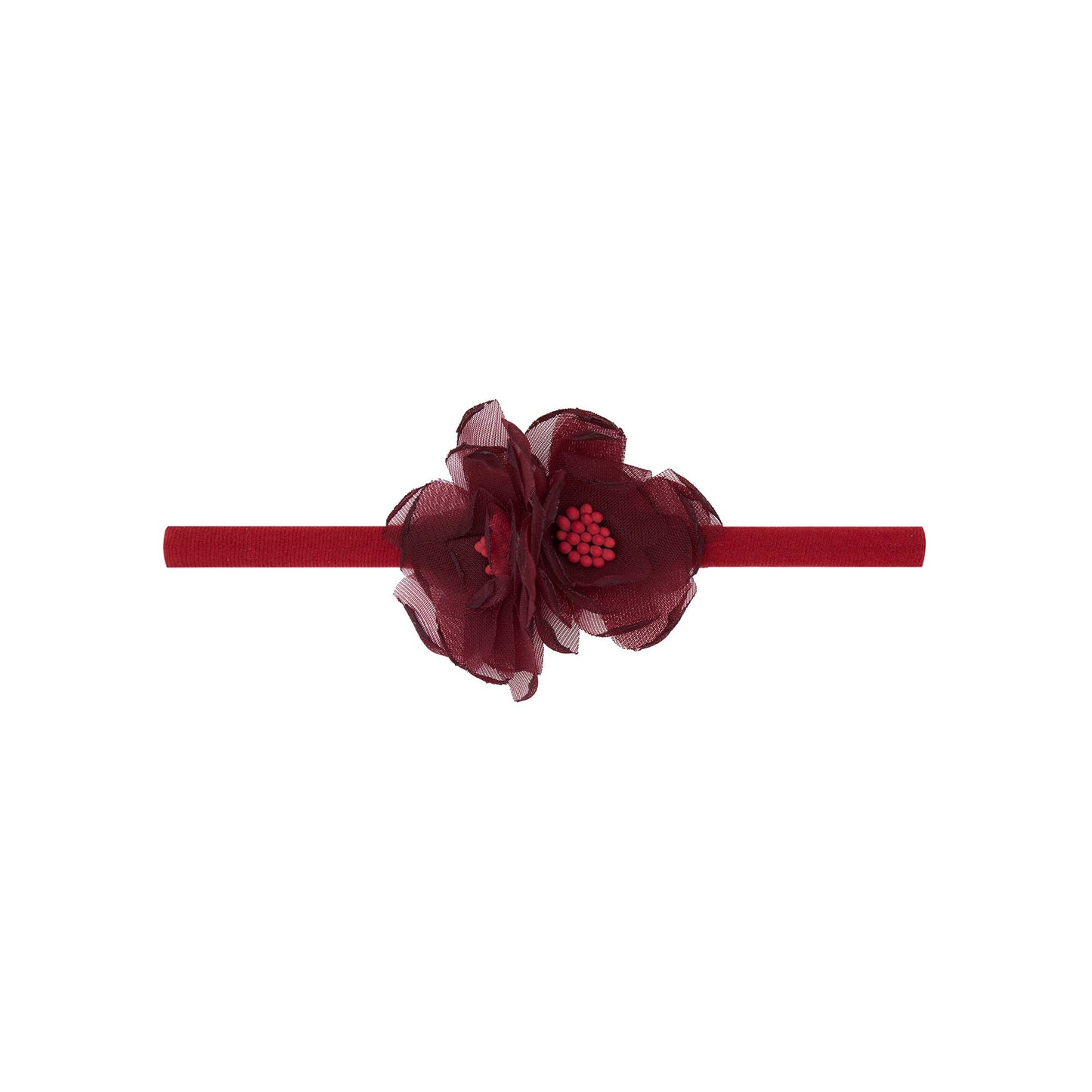 Baby Bling® Flower Skinny soft nylon headband