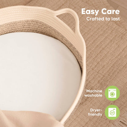 Isla Bassinet Mattress Sheets Fitted for Baby Girls, Boys