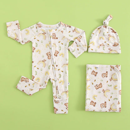 Sweet as Honey Swaddle Blanket
