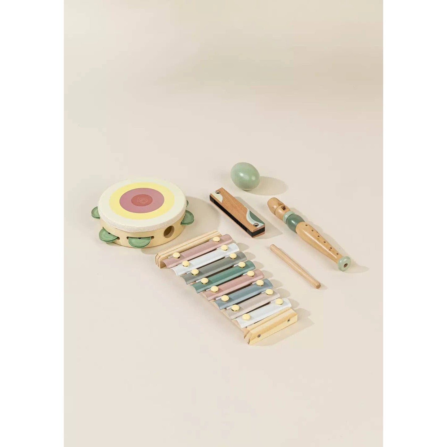 Wooden Musical Instruments Playset