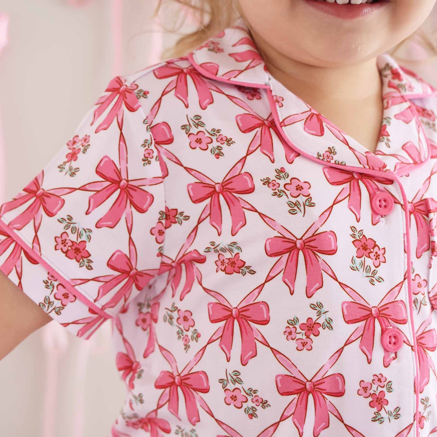 Two Piece Short Lounge Set | Bow Besties