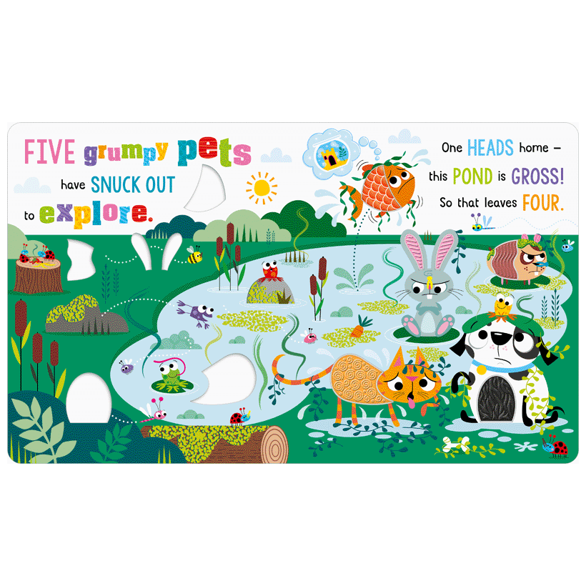 Board Book Never Touch the Grumpy Pets