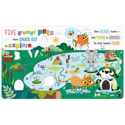Board Book Never Touch the Grumpy Pets