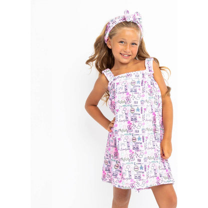 Girls Plush Spa Headband - Makeup