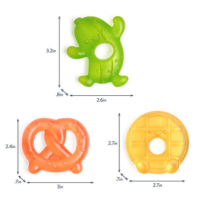 Cutie Coolers™ Water Filled Teethers (3-pack) Dino