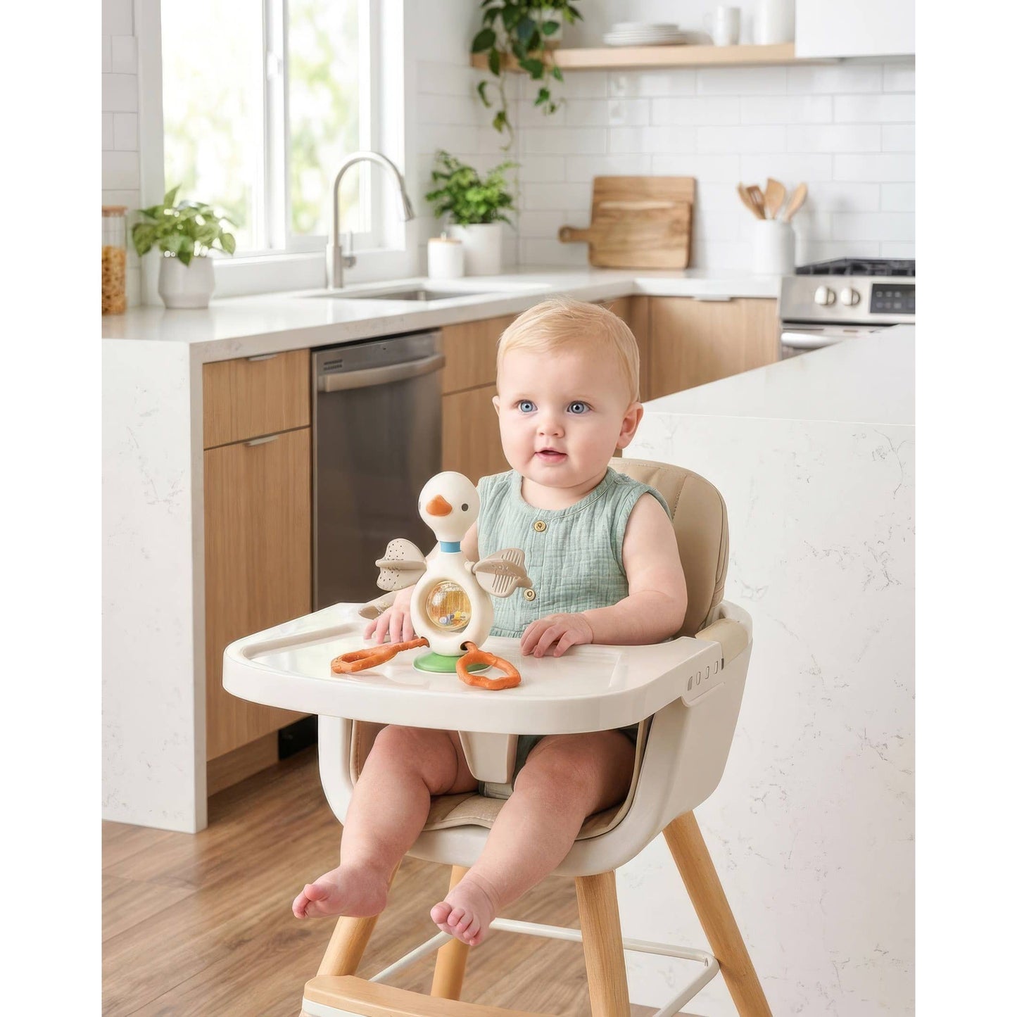 *NEW* Itzy Twist & Bop™ - High Chair Sensory Toy Goose