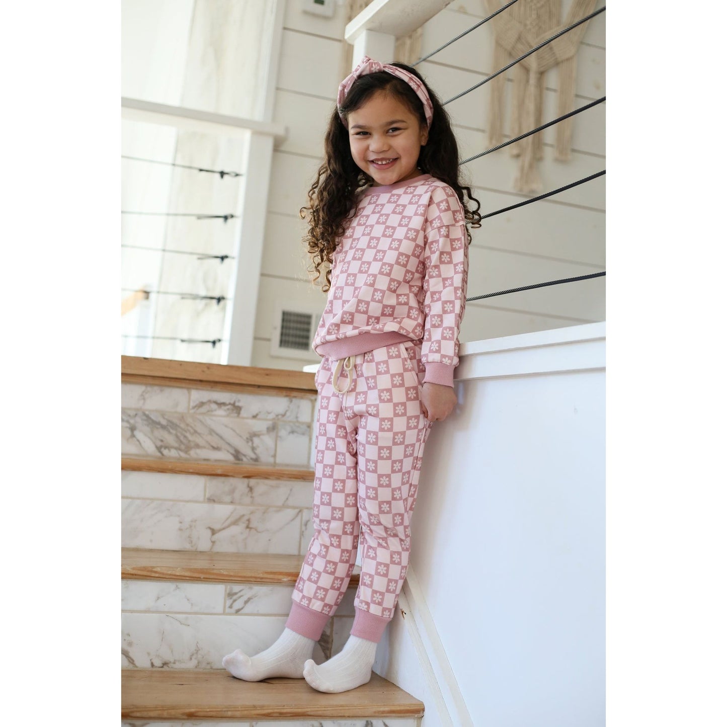 French Terry Set-Daisy