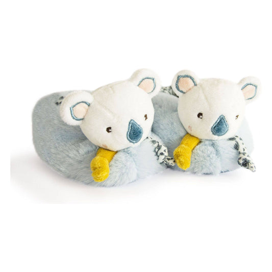 Yoka the Koala Baby Booties with Rattle