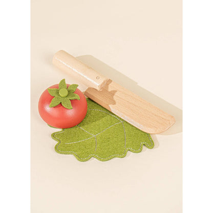 Wooden Vegetables Playset