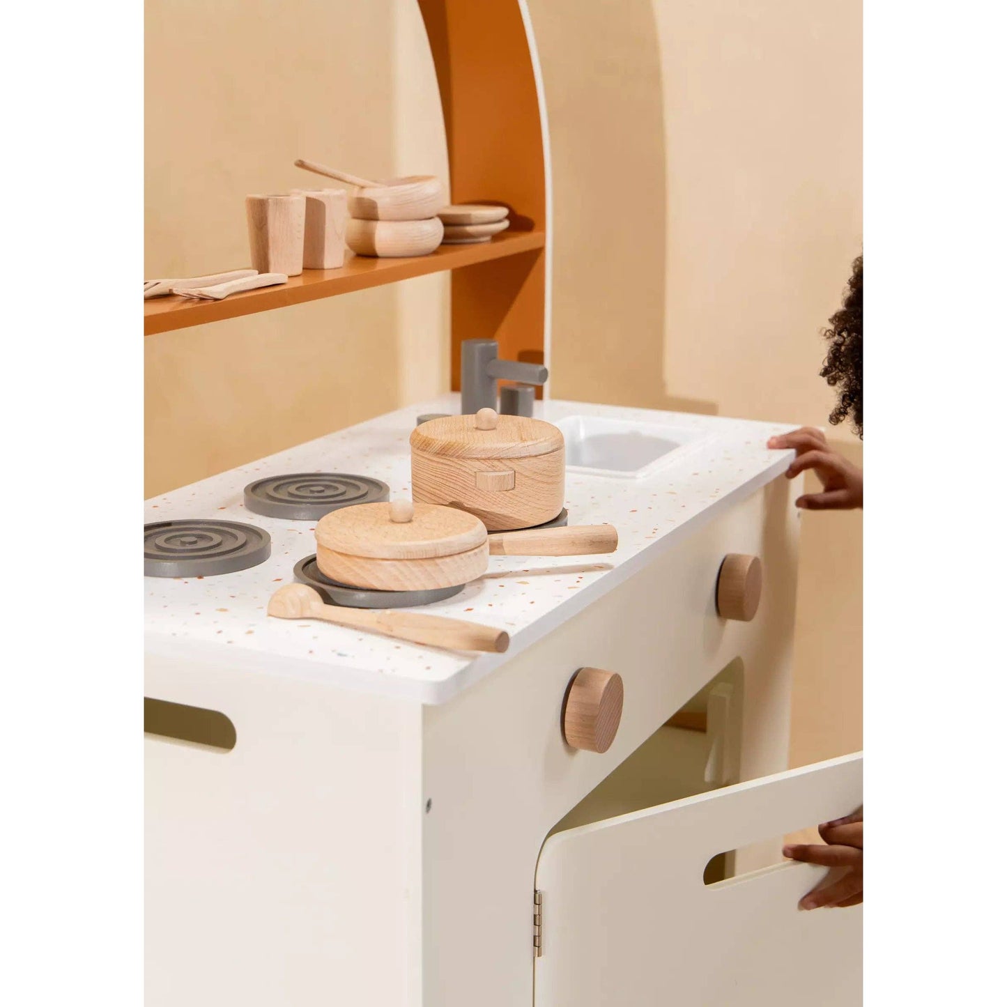 Wooden Pots and Pans Playset (6 Pcs)