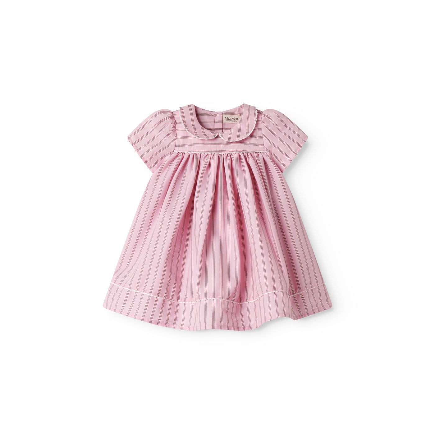 Dulla - Dress, Bonbon Pink Stripes