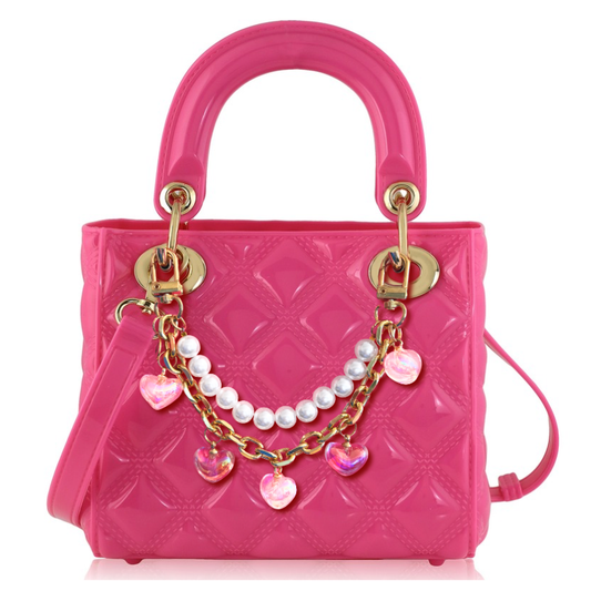 Pearl: Flamingo Pink Heart