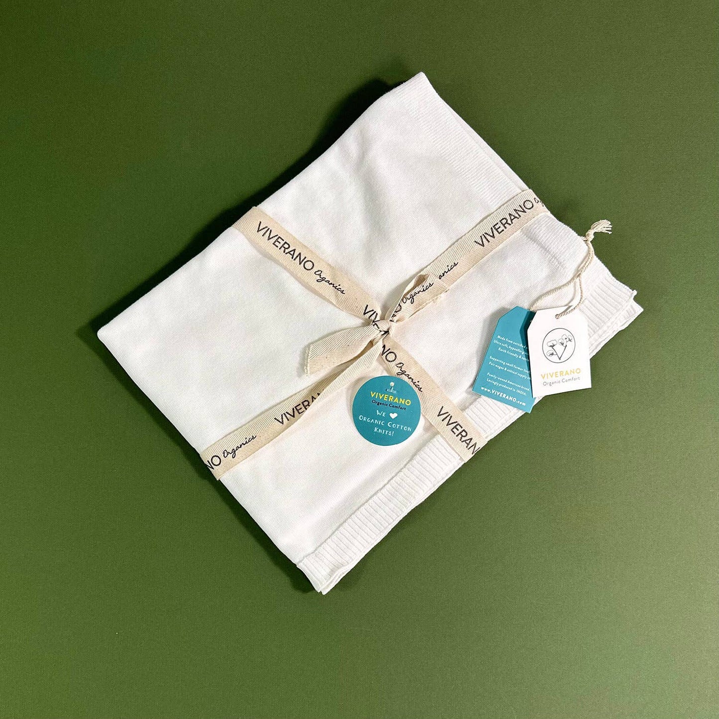 Milan Knit Classic Baby Blanket (Organic Cotton)