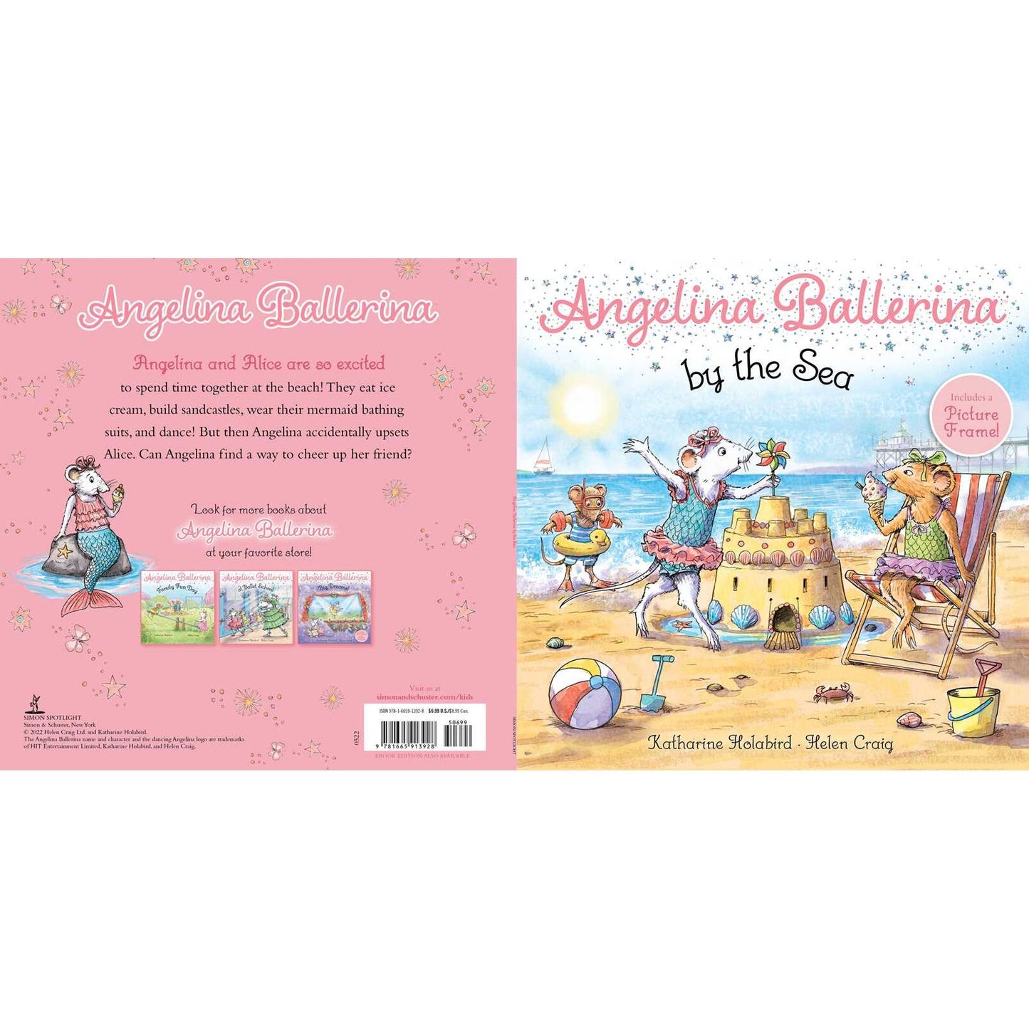 Angelina Ballerina by the Sea by Katharine Holabird