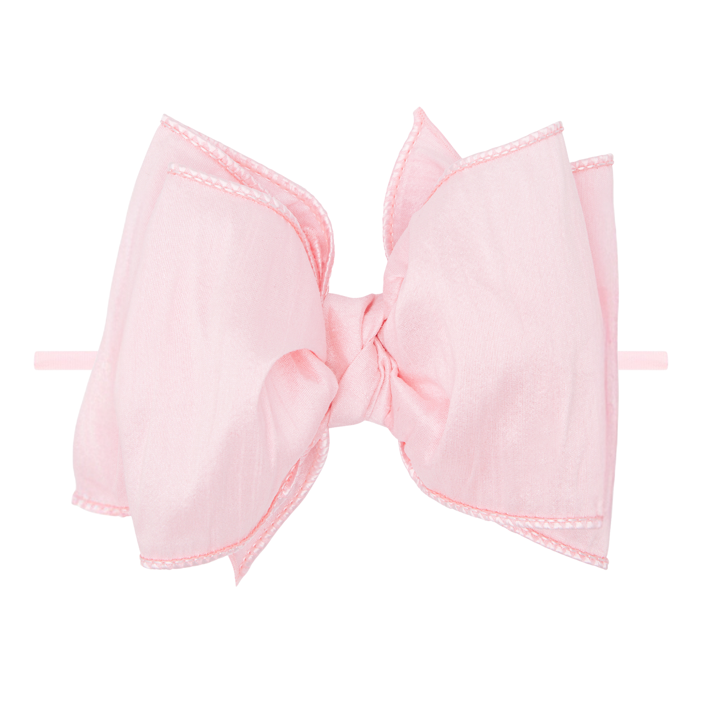 Baby Bling® Faux Silk Big Classic Bow Skinny on Nylon