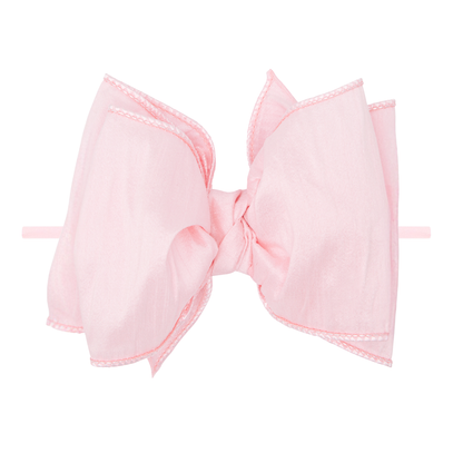 Baby Bling® Faux Silk Big Classic Bow Skinny on Nylon