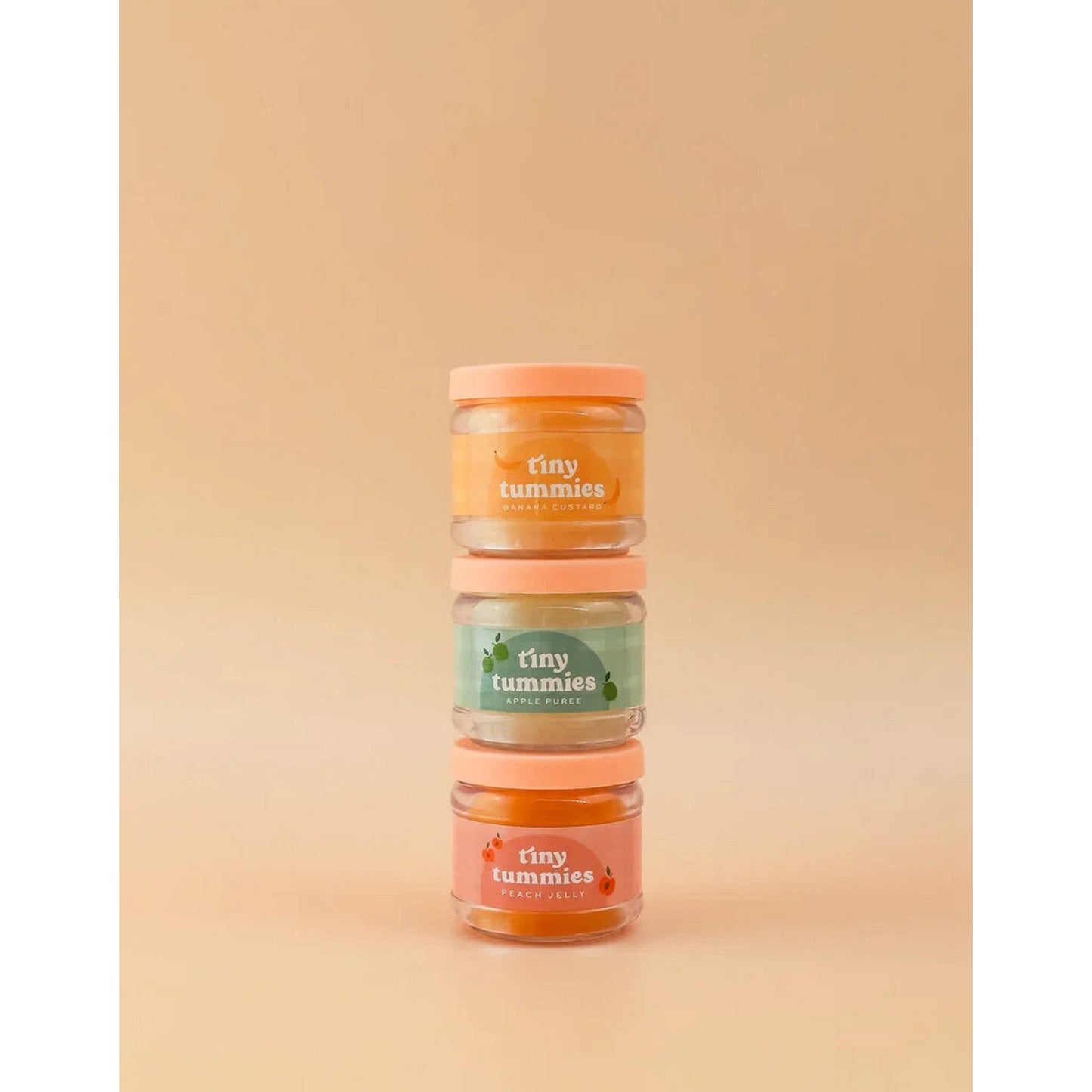 Tiny Tummies - Strawberry jelly food - Jar and spoon - Tiny Harlow