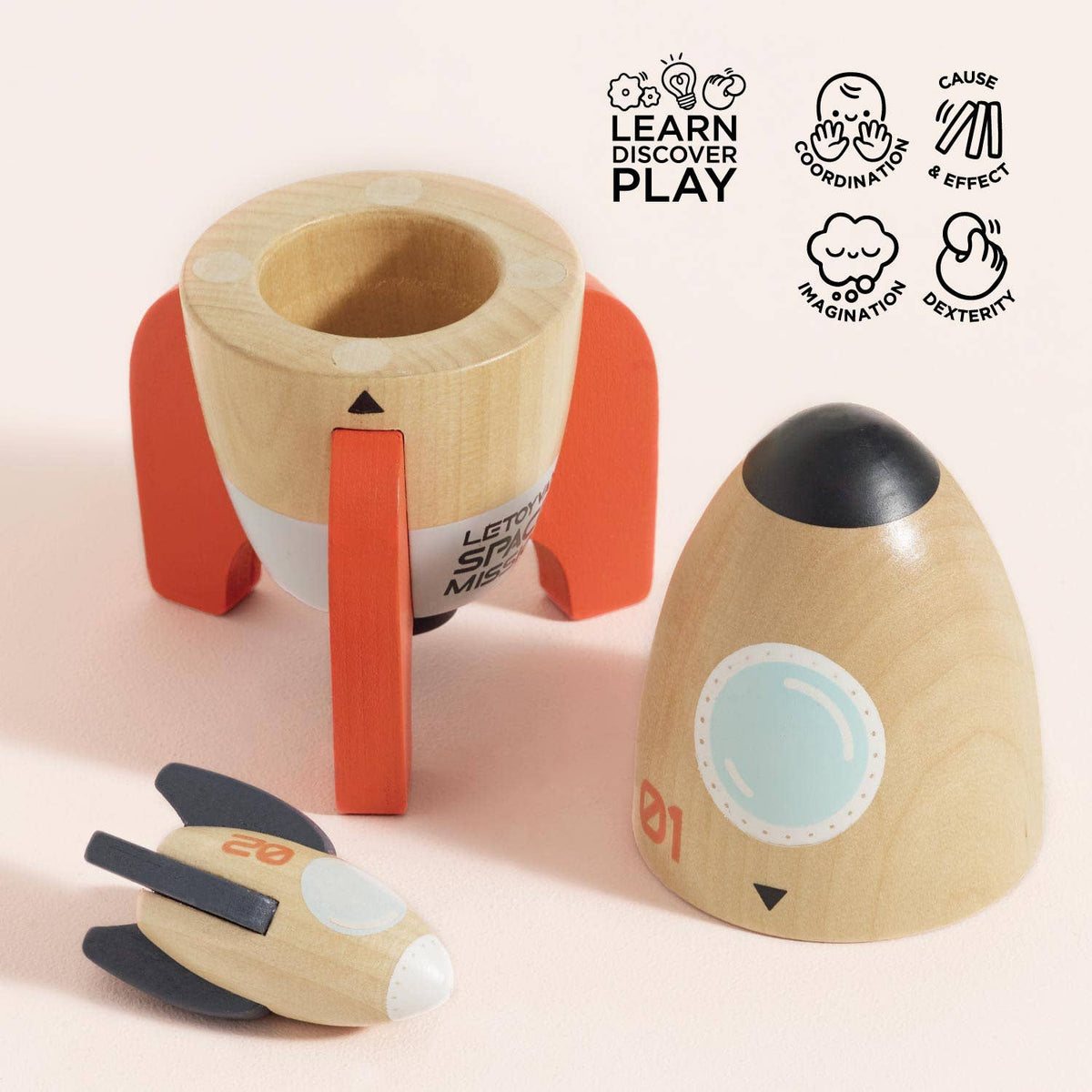 Magnetic Space Rocket Duo