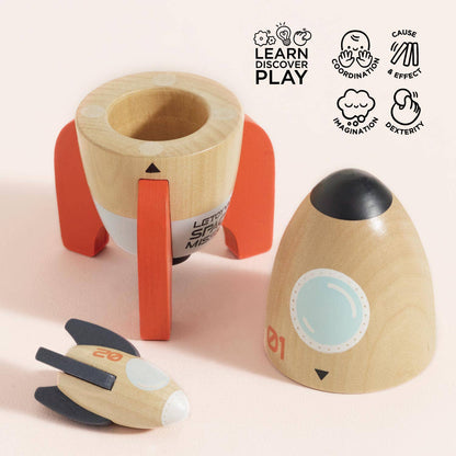 Magnetic Space Rocket Duo