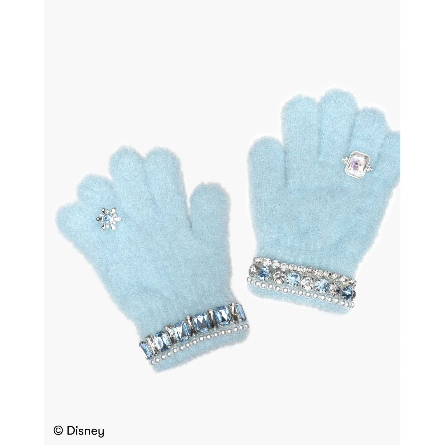 Disney Frozen Elsa Jeweled Gloves