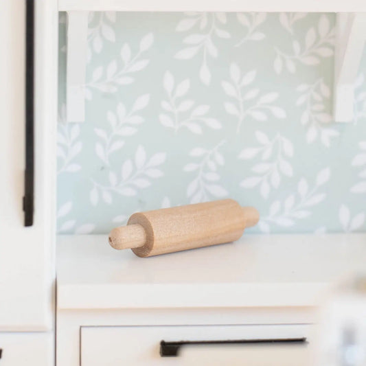 Dollhouse Kitchen Rolling Pin | Natural Wood