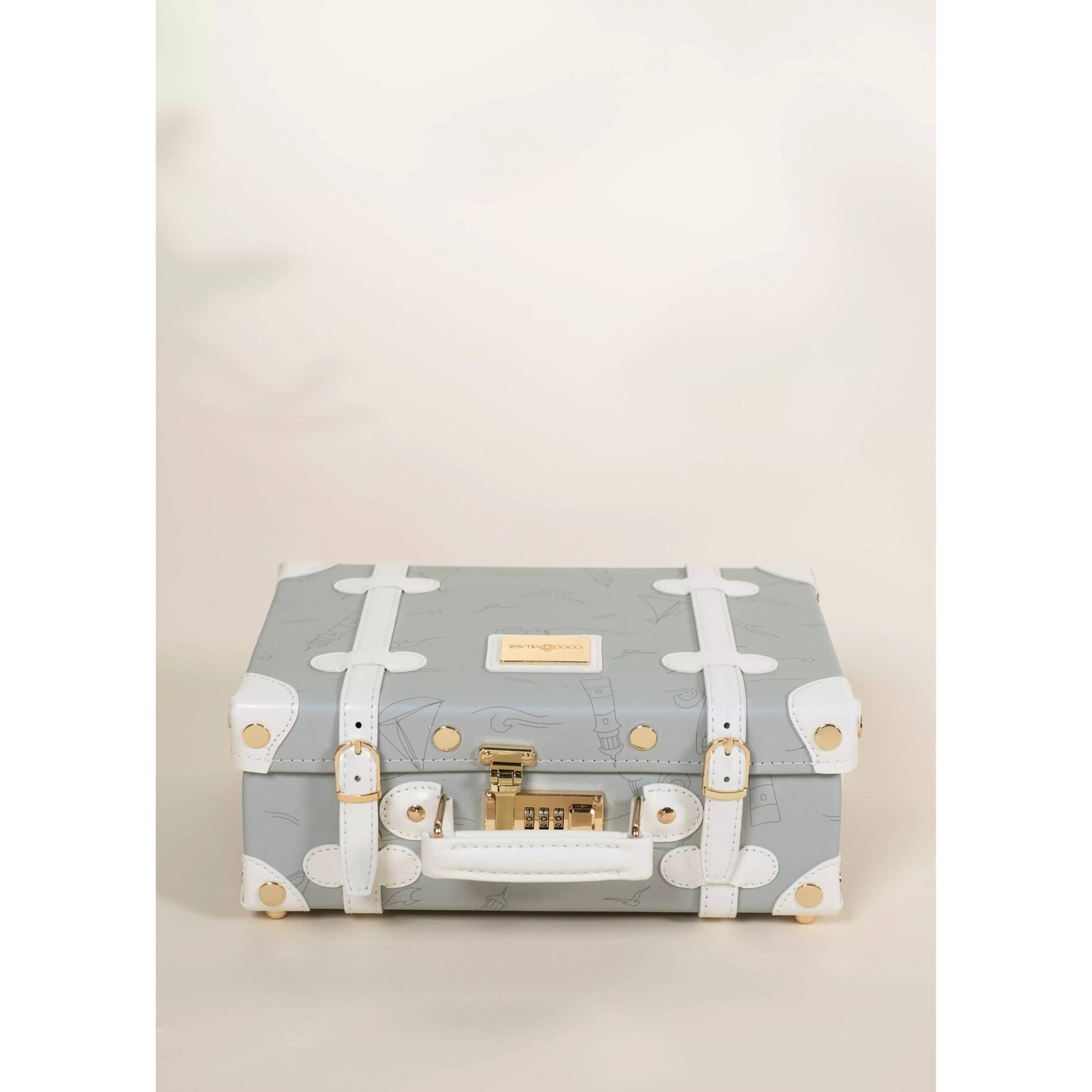 Vegan Leather Play Suitcase - Ocean