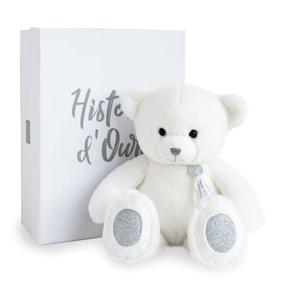 Charming Teddy Bear with Glitter Accents
