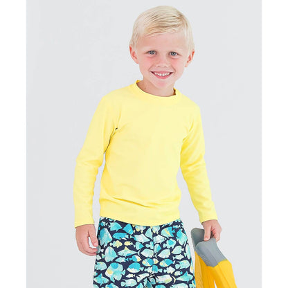 Boys Banana Long Sleeve Rash Guard